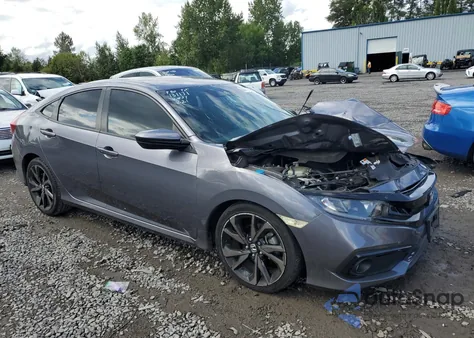 2020 Honda Civic Sport from USA, damaged, VIN 2HGFC2F82LH532118